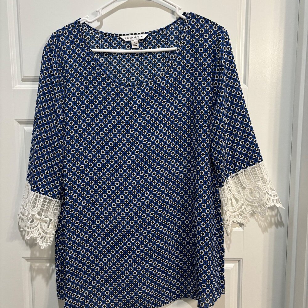 Women's Blue Blouse